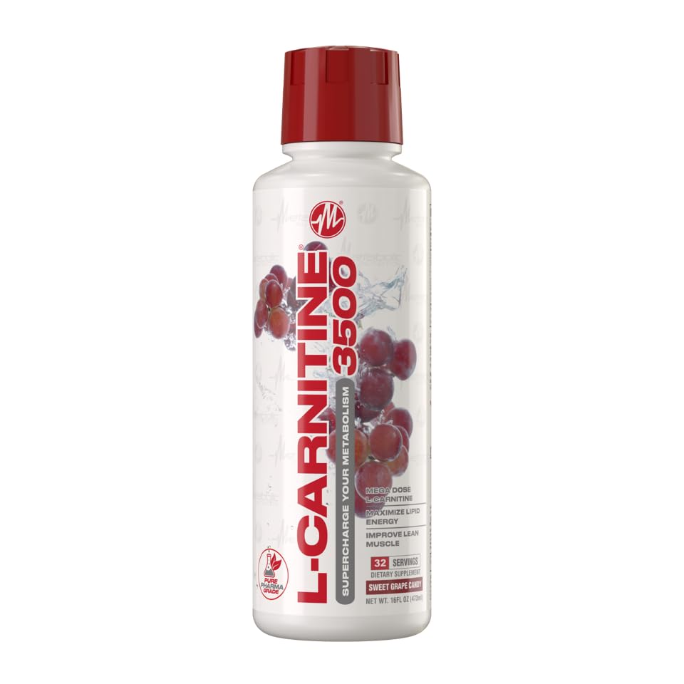 Metabolic Nutrition L Carnitine 3500 (16 fl. oz, Sweet Grape Candy)