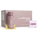 L-Carnitine Liquid Shots – 50mL (15pcs) – Energy Support, Metabolism Booster & Endurance – Drink Supplement with Green Tea & Vitamin B6