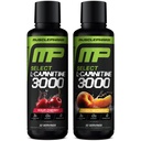 Muscle Pharm L-Carnitine 3000 - The Ultimate Liquid Supplement for High-Performance, Metabolism & Energy Boost (Sour Cherry & Peach Nectarine Flavors)
