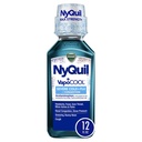 Vicks NyQuil VapoCOOL SEVERE Cold, Flu + Congestion Liquid Medicine, Max Stregth 9-Symptom Nighttime Relief, 12 FL OZ