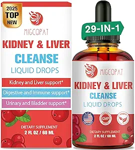 Παιδικό και Liver Cleanse Detox & Repair Drops, Cranberry and Milk Thistle Supplement with Artichoke, Astragalus, Horsetail – Φυσικό βοτανικό για το ήπαρ, το νεφρό, την ουρική αρθρίτιδα, την ουροδόχο κύστη, 60ml