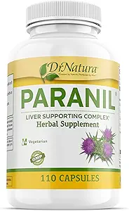 DrNatura Paranil® Liver & Colon Cleanse - 17 Herbal Complex with Milk Thistle for Detoxification, 110 Vegetarian Capsules