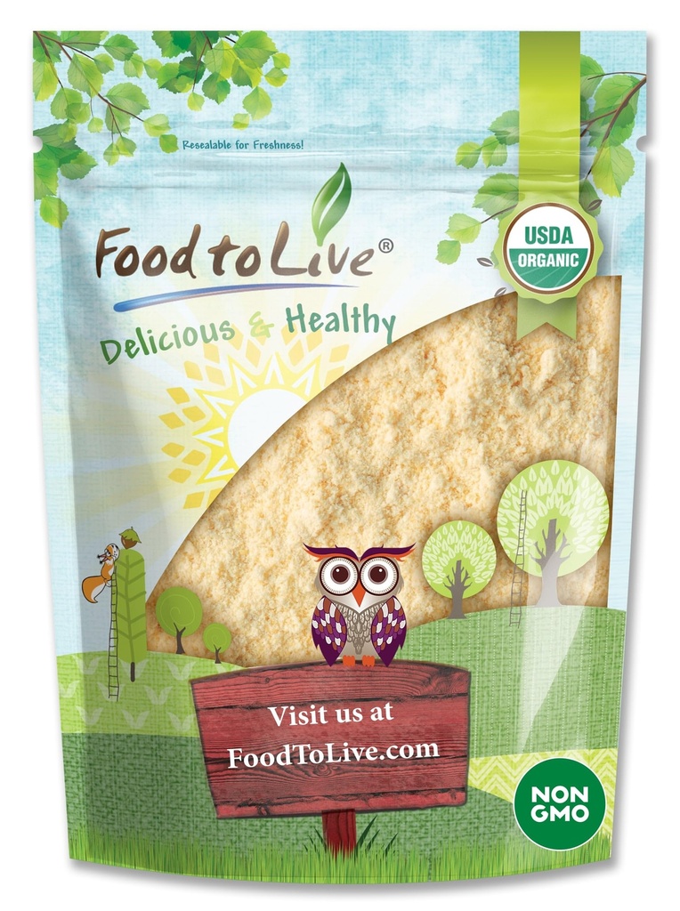 Food to Live Organic Pea Protein Powder, 8 Ounces – Made from Non-GMO Yellow Peas, 80% Protein, Keto, Vegan, Kosher, Raw, Unflavored, Unsweetened, Non-Irradiated. Bulk. Great for Baking and Smoothies