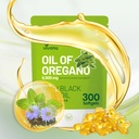 VivoNu Oil of Oregano with Black Seed Oil, Balanced Oil of Oregano Capsules, Organic OreganoOil Softgels,Carvacrol,Thymoquinone, Non-GMO