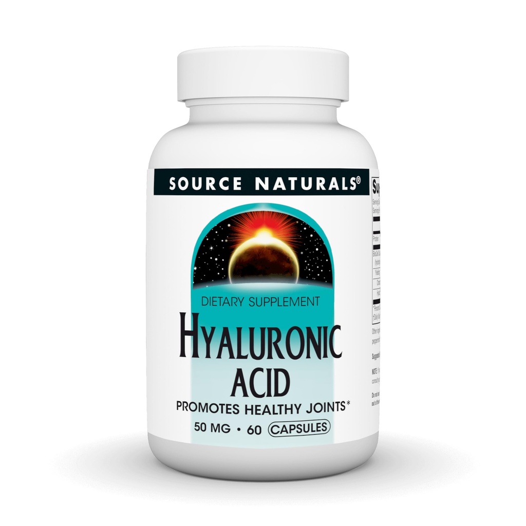 Source Naturals Υαλουρονικό Οξύ, Προωθεί Υγιεινές αρθρώσεις*, 50mg - 30 Κάψουλες