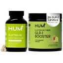 HUM Flatter Me Extra Strength Digestive Enzymes Flatter Me Fiber Supplement