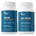 Dr. Tobias Colon 14 Day Cleanse and Deep Immune Probiotics and Prebiotics - Supports Temporary Detox and Ongoing Gut Health, Non-GMO