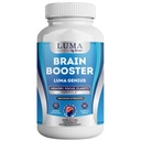 Brain Support Supplement for Clarity, Memory, Mood, Focus, Mental Performance - Natural Nootropic for Cognitive Function - with GABA and Green Tea Extract - 60 Capsules