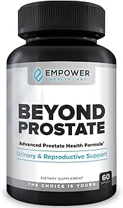 Empower Health Beyond Prostate Supplement – Prostate Health Support with Saw Palmetto, Zinc, Red Raspberry, and Stinging Nettle – Ούρων και Prostate Wellness Complex – 60 κάψουλες