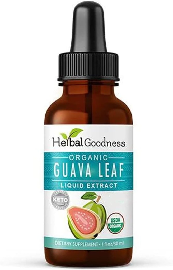 Guava Leaf Extract - Βιολογικά φύλλα Guava - Hojas de Guayaba για την υγεία και την ευεξία, ανοσοποιητική υποστήριξη, μαλλιά, δέρμα και νύχια συμπλήρωμα 