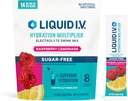 Liquid I.V.® Hydration Multiplier Sugar-Free - Raspberry Lemonade | Electrolyte Powder Drink Mix | 1 Pack (14 Servings)