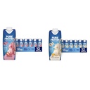 Pure Protein Strawberry and Vanilla Protein Shakes, 30g Complete Protein, 11oz Bottles, 12 Pack Bundle