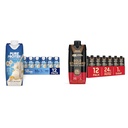 Pure Protein Vanilla Protein Shake, 30g Complete Protein, Vitamins A, C, D, and E plus Zinc & Optimum Nutrition Gold Standard Protein Shake, 24g Protein, Ready to Drink Protein Shake