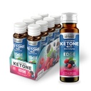 Liposomal Exogenous Ketones Supplement, Endurance Training Shots for Focus & Clarity - Natural Caffeine Free Clean Energy Shot with Electrolytes for Hydration + 10g Ketone, 8ct Berry
