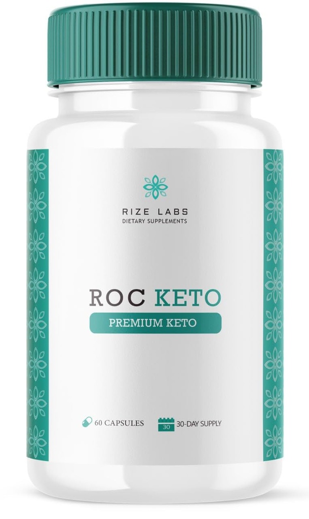rize labs ROC Keto Capsules, Premium Pills for Weight Loss Support, Maximum Strength Formula for Increased Energy and Improved Health (60 Capsules)
