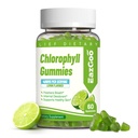 Chlorophyll Gummies for Body Odor Deodorant*, Sugar Free Chewable Chlorophyll for Immune Support Women Vegan, 60 Count (Lemon)