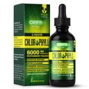 Orry's Vital Organic Chlorophyll Liquid Drops 6000mg – Liquid Chlorophyll Supplement with Mint Flavor for Digestion, Energy & Skin - Vegan Internal Deodorant to Detox Full Body – 4 Months Supply