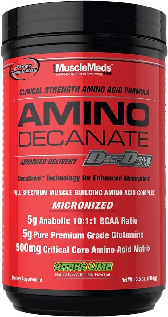 ΜύεςMeds Amino Decanate, Citrus Lime,13,5 oz (384g)