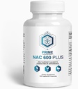 NAC 600 mg για την υγεία του πνεύμονα, την υποστήριξη του ήπατος, την υποστήριξη του ανοσοποιητικού, τη γνωστική λειτουργία, την αναπνευστική υγεία και τα αντιοξειδωτικά - με σελήνιο και μολυβδαίνιο