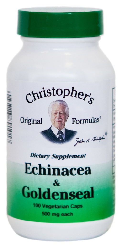 Christopher's Original Formulas Echinacea and Goldenseal - 100 Vegetarian Capsules