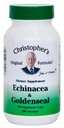 Christopher's Original Formulas Echinacea and Goldenseal - 100 Vegetarian Capsules