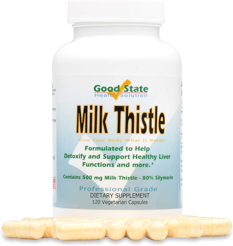 Καλή Κατάσταση - Εκχύλισμα Milk Thittle - (500 mg) (80% silymarin) (120 κάψουλες λαχανικών)