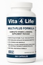 Vita4Life!® Bariatric Multivitamins Multi-Plus Formula | 483% Iron Support | 360 Fast-Absorbing Capsules | Complete Vitamin B Complex for Gastric Bypass & Sleeve Patients | Made in USA