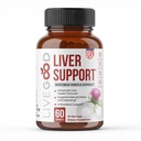 LIVEGOOD Liver Support Supplement for Liver Cleanse Detox, Milk Thistle and Dandelion Root, with Turmeric and Alpha Lipoic Acid for Overall Health (60 Count)