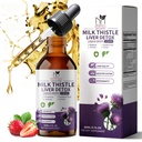 MABEFY Milk Thistle Liver Support Drops – Liquid Herbal Supplement with Silymarin, Dandelion, Artichoke & Turmeric – Antioxidant Support for Liver Health – Vegan, Non-GMO, 2 Fl Oz