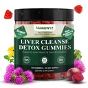 Liver Cleanse Detox & Repair - Sugar Free & Vegan Gummies, Milk Thistle Liver Detox Supplement, Supports Liver Detox, Ginger Root, Choline & Dandelion Root, Silymarin Infused, 120 Gummies