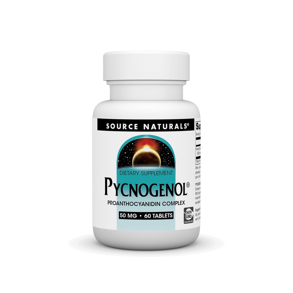 Source Naturals Pycnogenol 50 mg Proanthocyanidin Complex - 60 Tablets