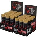 Bucked Up Buck Shot Energy Drink Shots | 200mg Natural Caffeine with Nootropic Blend | Non GMO Gluten Free Third Party Tested | Energy Focus Supplement | 24 Pack, 2x Cases of 12 | (Blood Raz)