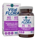 Vital Planet - Vital Flora Γυναίκες άνω των 55 Daily Probiotic, 60 Billion CFU, Diverse Strains, Organic Prebiotics, Κολπική και ανοσοποιητική υποστήριξη, Digestive Health Probiotics για γυναίκες 60 Κάψουλες