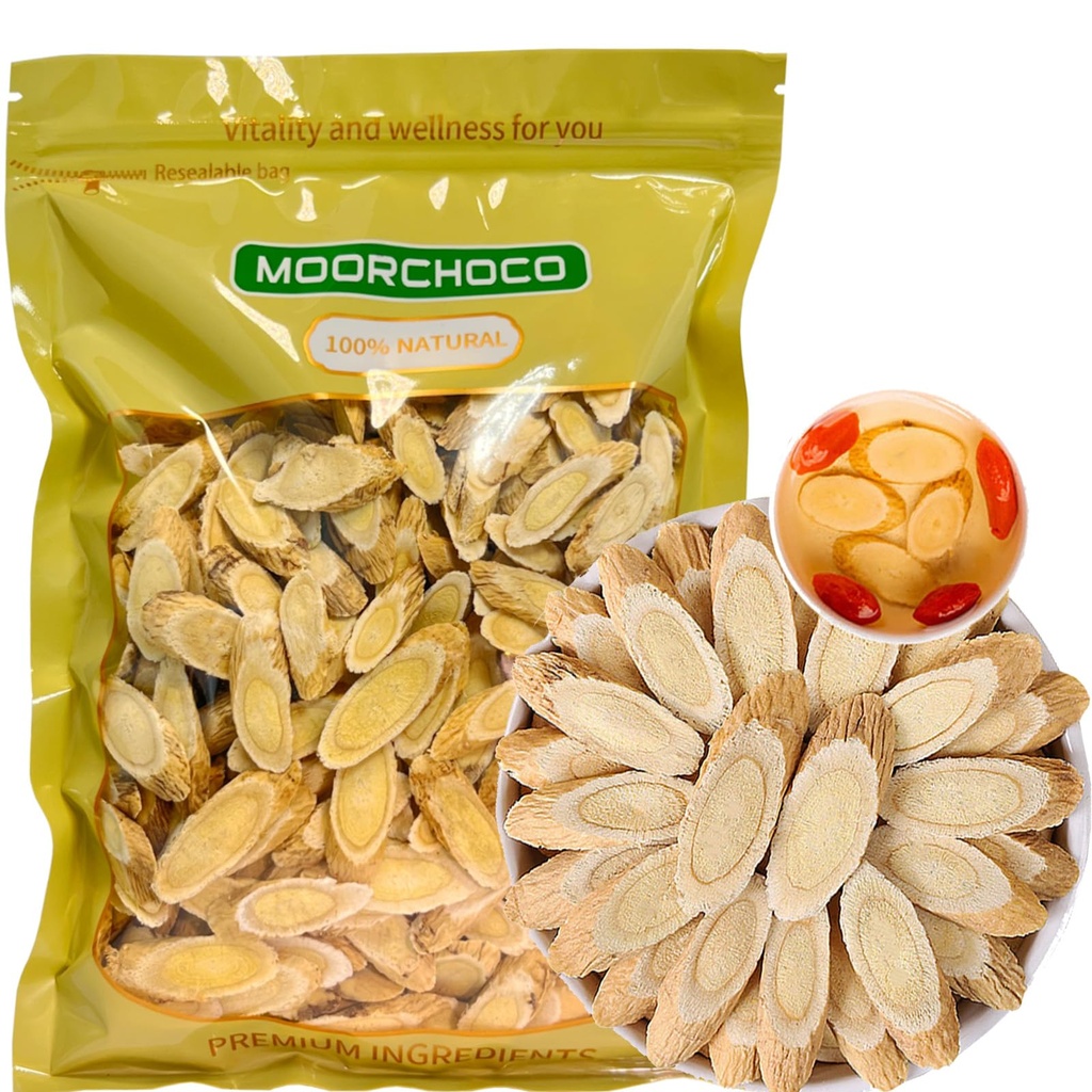 500g/1.1lb 100% Pure Astragalus Root, 黄芪 Huangqi Dried Bulk Herbs, Chinese Herbs, Astragalus Organic, with Codonopsis and Astragalus Dragon Herbs