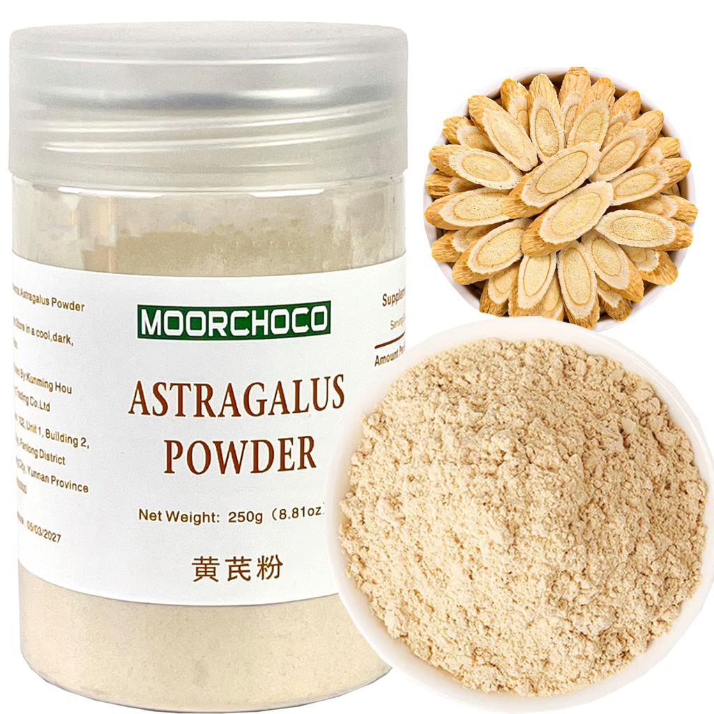 Astragalus Powder Hoanglchy Astragalus Propinquus Powder Huang Qi Fen 黃芪粉 120mesh (8.81oz)