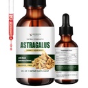 Organic Astragalus Root Liquid Extract with Black Elderberry & Vitamin C – 1000mg Astragalus Supplement, Alcohol-Free Astragalus Supplement, Immune Support Herbal Drops (30 Servings)
