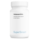 Supersmart Astaxanthin 4mg per Day (Patented & High Potency) - with AstaPure, Vitamin E, Olive Oil - Antioxidant Carotenoid | Non-GMO & Gluten Free - 30 softgels