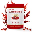 Astaxanthin Supplements 12mg, High-Potency Astaxanthin Supplements for Antioxidant Support, from Haematococcus Pluvialis Microalgae, 4 Month Supply, Soy & Gluten Free, Non-GMO, 120 Softgels