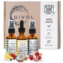 Bone Support Bundle Liquid Spray - Iron Bisglycinate Complex, Zinc Picolinate, Vitamin D3 & K2 - Complete Multivitamin - Plant- Based, Non-GMO, Gluten Free, Sugar Free 2 Fl Oz (360 Days Supply)