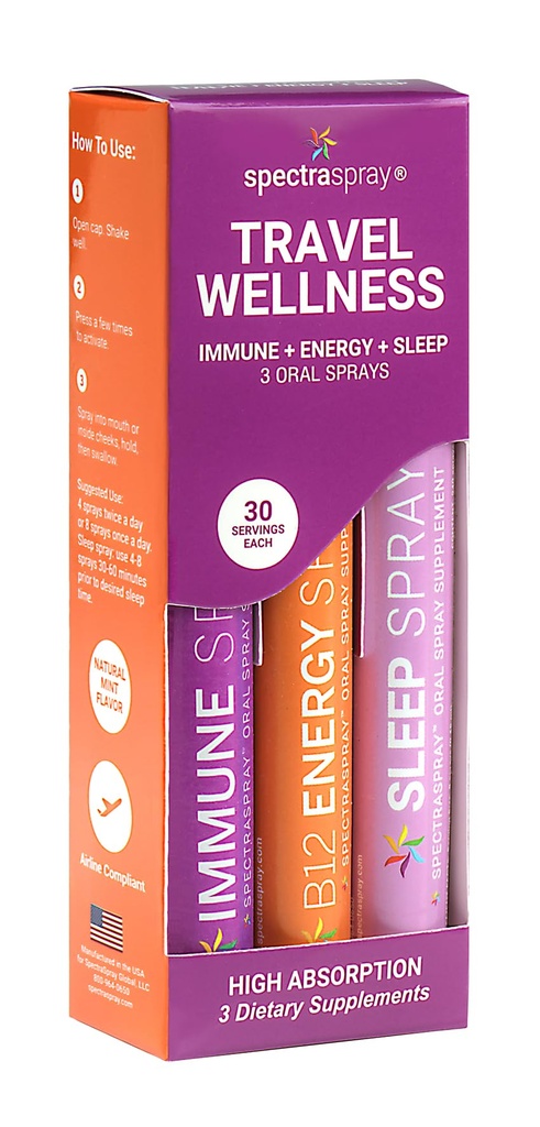 Spectraspray Travel Spray Vitamins, 30 Day Supply per Spray