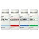 Mass Stack - 1 Month Supply - 4 Bottles - Dietary Supplement Supports Workout Recovery and Strength