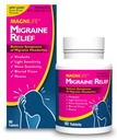 MagniLife Migraine Relief, Non-Habit Forming, 90 Homeopathic Tablets, Migraine Medicine for Light & Sound Sensitivity, Nausea, Blurred Vision & Pressure, Quick-Dissolve Headache Pain Relief