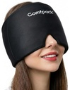 Comfpack Migraine Relief Cap with 30% Longer Cold, Headache Relief Hat Ice Pack Mask Product, Soft Cooling Gel Head Wrap Cold Therapy Hat for Migraine, Sinus Pain, Stress Relief, Sleep & Hangover