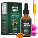 SuperBonsai Super Liver Support with Milk Thittle - All Natural Liver Cleanse Detox & Repair Aid - Doctor-Formulated Liver Supplement - Liquid Herbal Supplements for Liver Health - 1 Μήνα Προσφορά