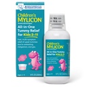 MYLICON Children's All-in-One Tummy Relief Liquid for Indigestion for Kids, Bubble Gum Flavor, 8oz