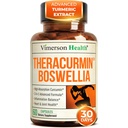 Advanced Turmeric Curcumin Supplement for Joint Support & Inflammation – Enhanced Absorption Theracurmin 600mg with Boswellia Serrata for Mobility & Recovery – Vegan, Gluten Free – 60 Capsules