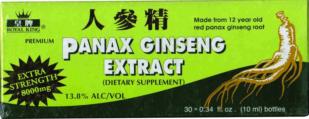 GINSENG PRODUCTS Panax Ginseng Alcohol Free 10 Vial, 0.02 Pound