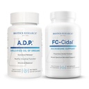 Biotics Research A.D.P. Oil of Oregano for GI Cleansing & Antioxidant Support + FC-Cidal Herbal Blend for Gut Lining, Microbial Balance & Immune Health – 120 tabs & 120 caps