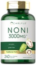 Carlyle Noni Fruit Capsules | 240 Count | Non-GMO, Gluten Free | Traditional Herb Supplement